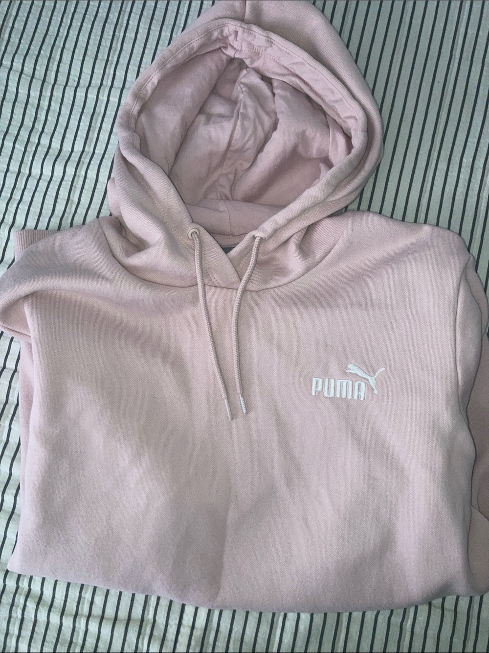 Puma Light Pink Pullover Hoodie